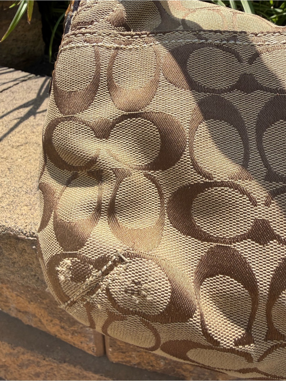 Coach Soho flap Signature Canvas Shoulder Bag - Picture 5 of 8